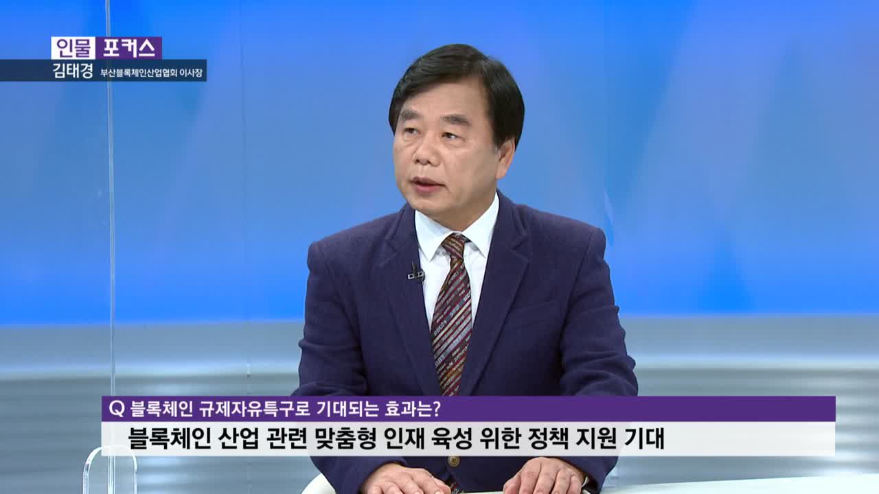 인물포커스] - 김태경 부산블록체인산업협회 이사장 | 네이트 TV