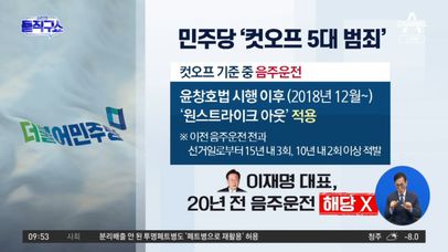 민주당 ‘컷오프 5대 범죄’…이재명은 예외? | 네이트 TV