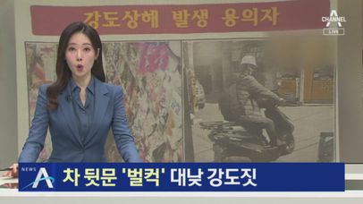 차 뒷문 열더니 대낮 강도짓…흉기 들고 “5만 원만 달라” | 네이트 TV