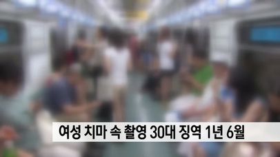 여성 치마속 촬영 30대 징역 1년6월 | 네이트 TV