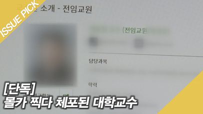 [단독] 몰카 찍다 체포된 60대 '대학교수'…몰카 수백 장 발견  | 네이트 TV