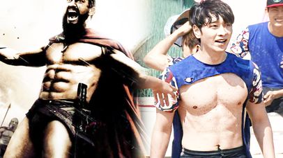 찬성, 강제탈의 후 영화 '300 전사' 포찢남 변신! | 네이트 TV